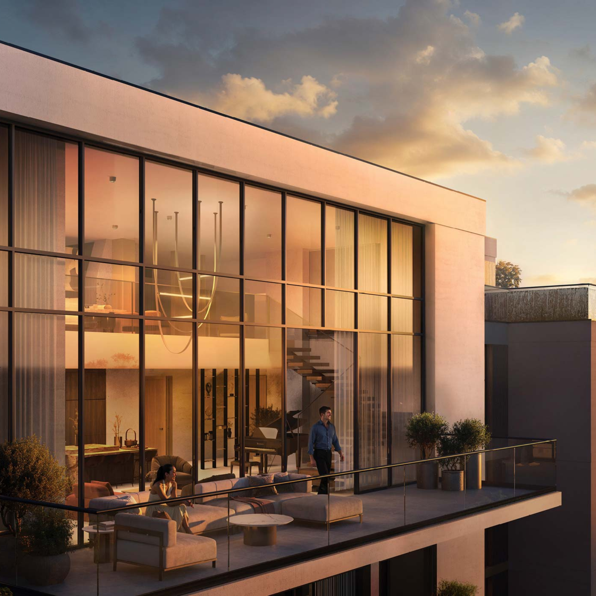 Maravelle Residences by Majid Al Futtaim at Ghaf Woods presents ultra-luxury forest living with expansive duplex-style apartments, floor-to-ceiling glazing, and seamless indoor–outdoor spaces