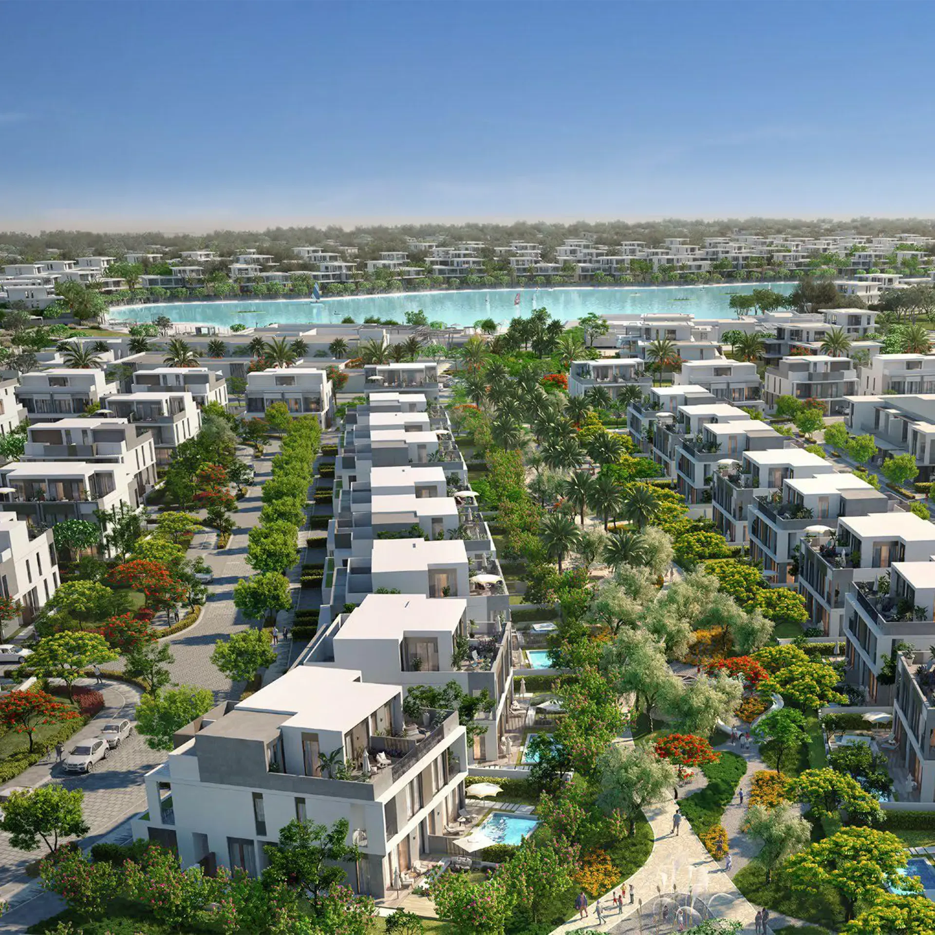 Luxury villa in Tilal Al Ghaf for real estate investment in Dubai