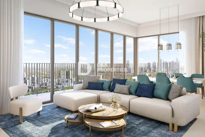 Spacious Panoramic Residence in Emaar Beachfront